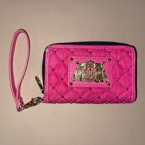Vintage y2k Mini Hot Pink Juicy Couture Wallet